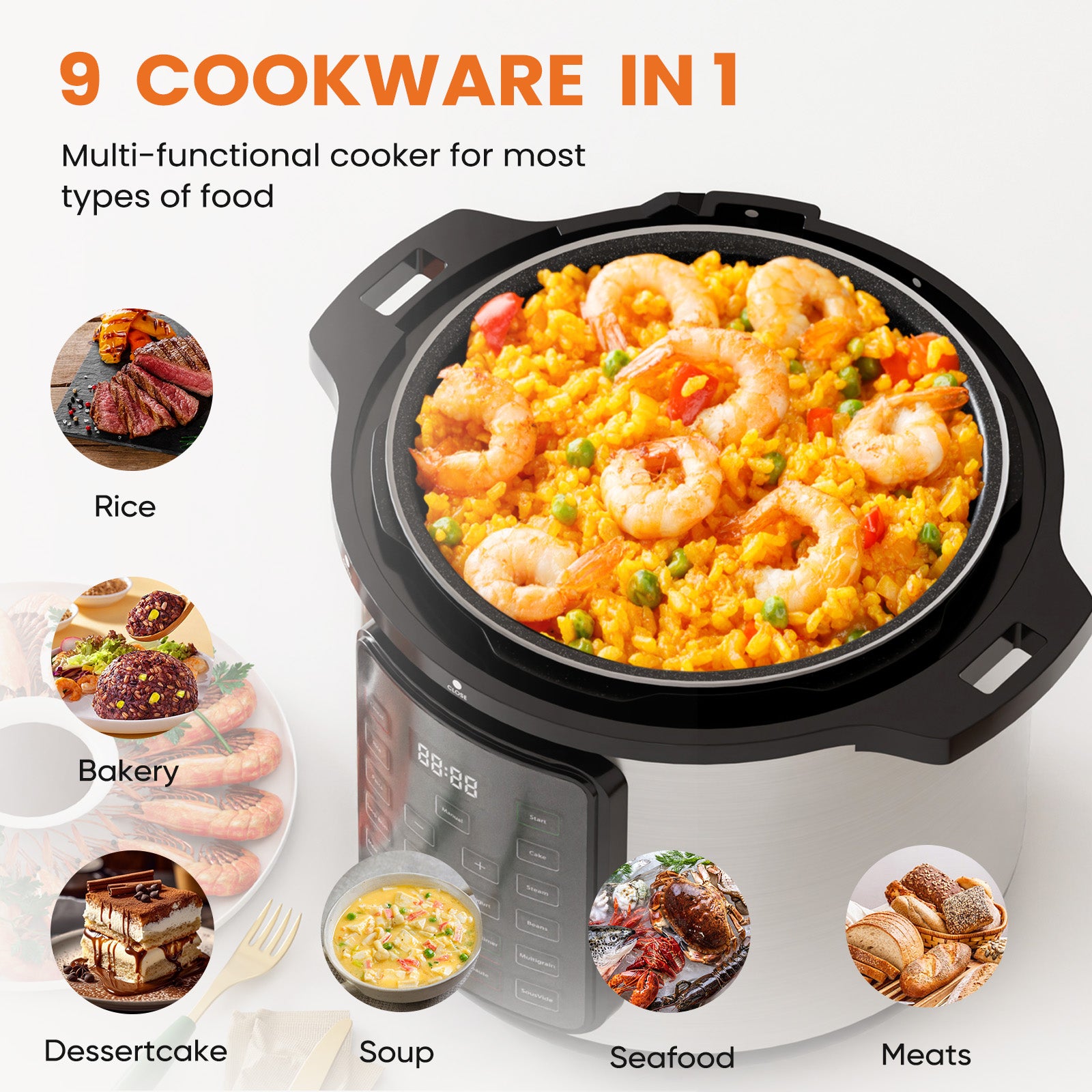 9-in-1 Electric Pressure Cooker
