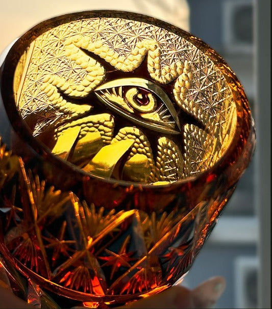 Crystal God's Eye Wine Glass