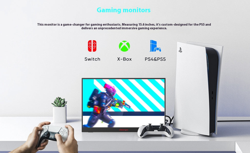 15.6" Portable Adjustable Monitor