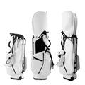 PU Leather Waterproof Golf Bag with Stand