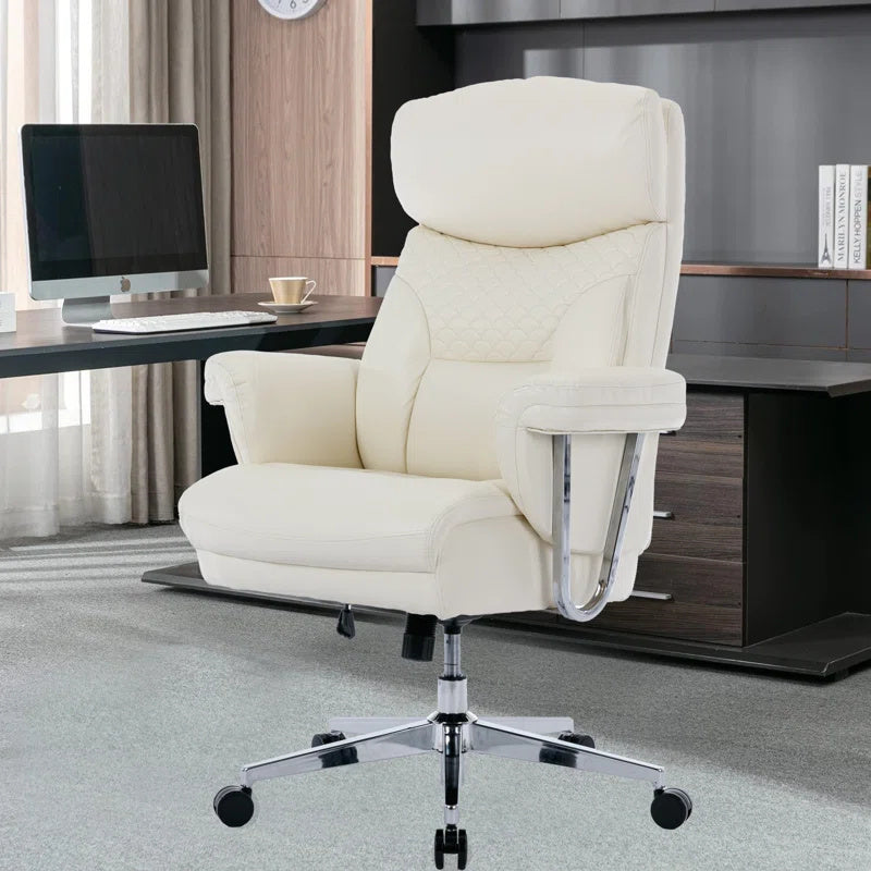 Executive Faux Leather Office Chair, 350lb Capacity