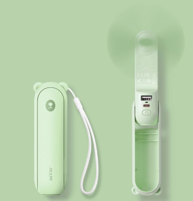 Rechargeable Folding Fan Portable Travel Size