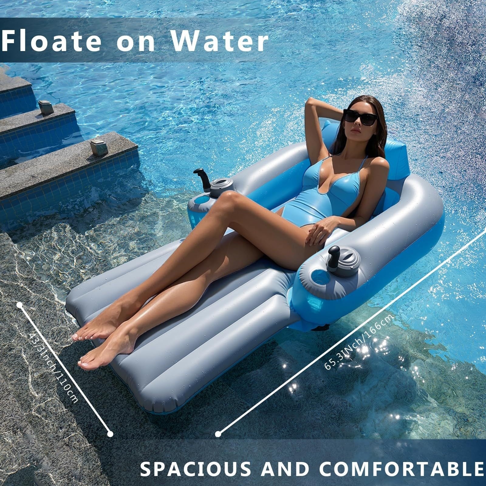 Inflatable Motorboat Float Raft