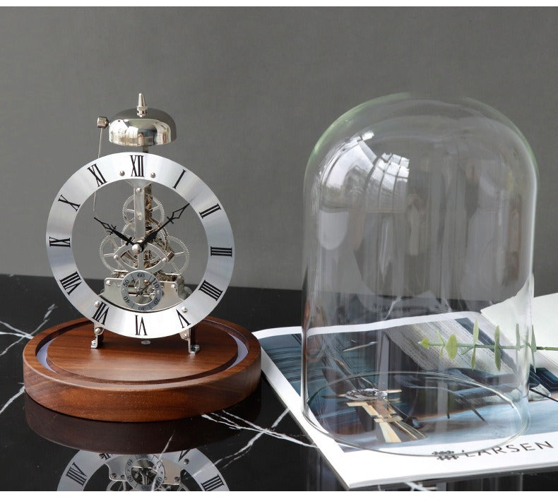 See-Through Mechanical Desk Clock