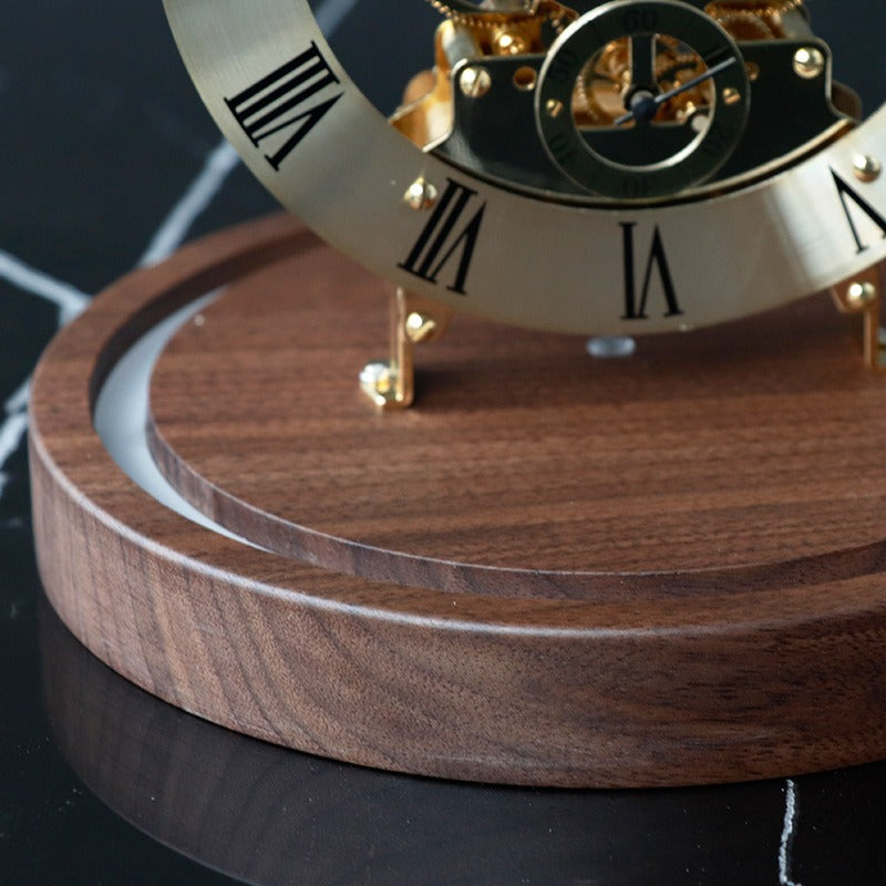 See-Through Mechanical Desk Clock