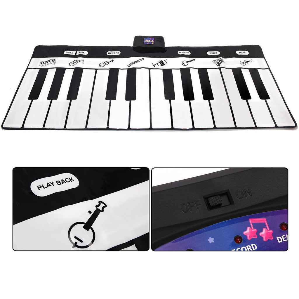 24-Key Piano Keyboard Dance Mat for Kids