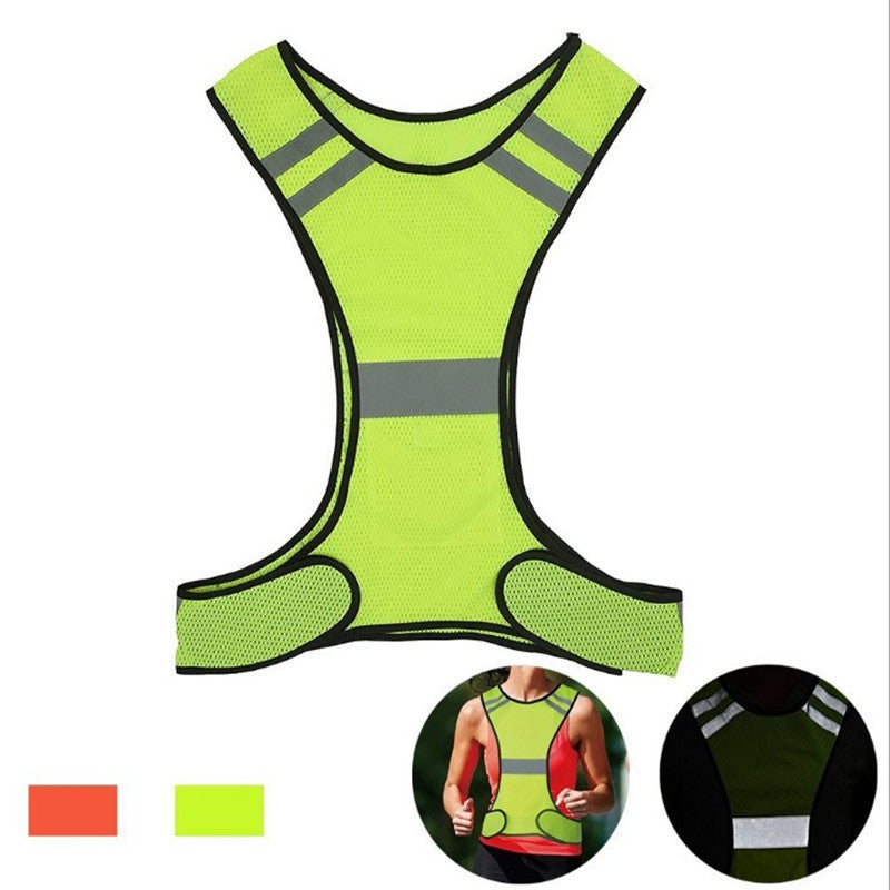 Adjustable Reflective Safety Vest for Night Running Cycling