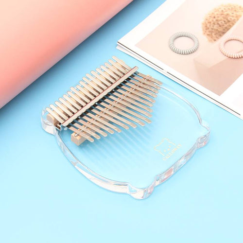 17-Key Crystal Piglet Shape Kalimba Finger Piano