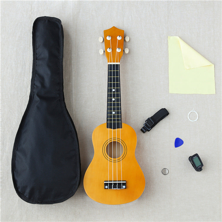 21-Inch Wooden Ukulele Acoustic Instrument