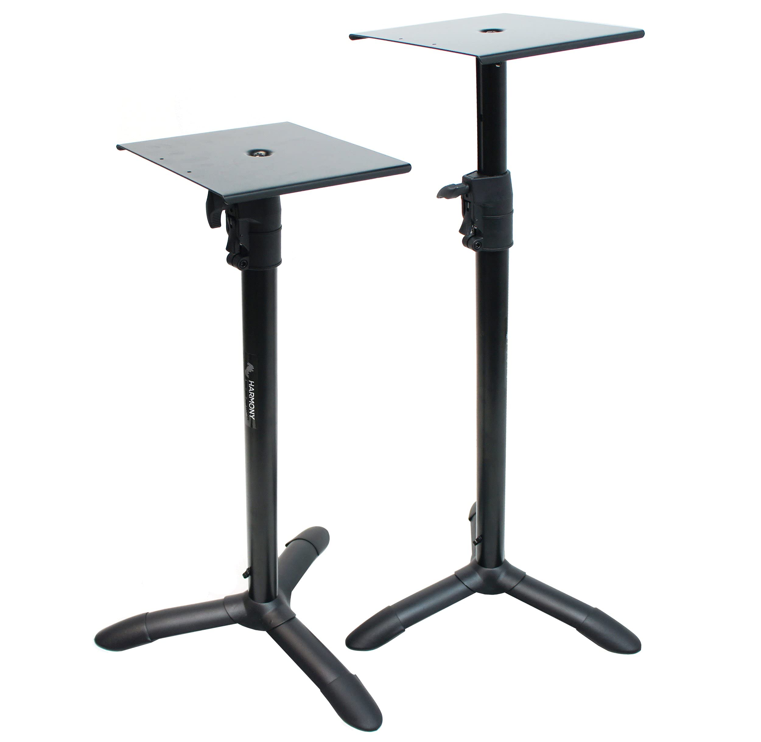 Harmony Audio HA-BKSPKS Adjustable Bookshelf Speaker Stands (Pair)