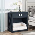Vintage Pet Bed Nightstand with LED Light