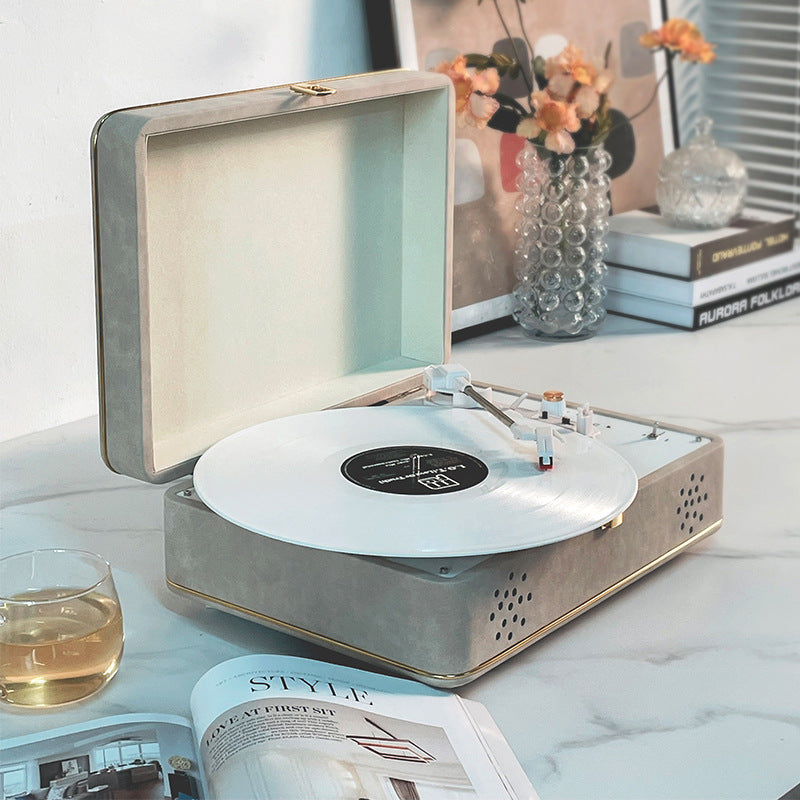 Retro Portable Bluetooth Turntable