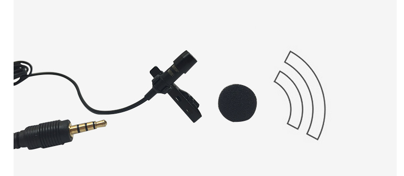 Clip-on Mini Microphone for Recording and Singing