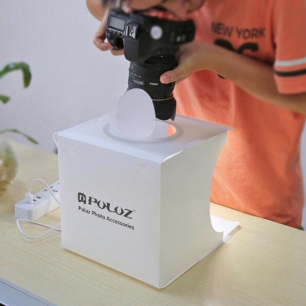 Portable Folding LED Photography Studio with Mini Light Box