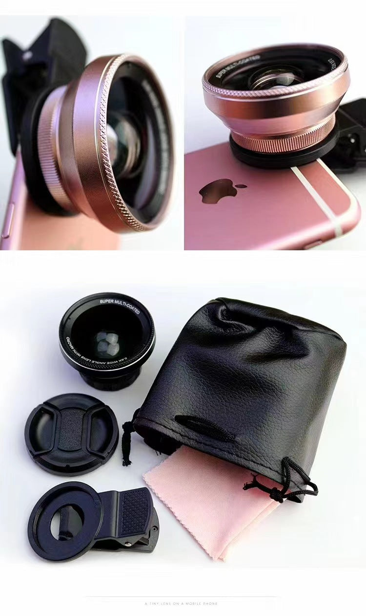 0.6X Wide Angle Acrylic Dual Mobile Lens 37MM