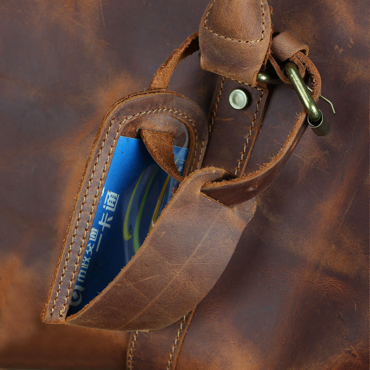 Genuine Leather Men's Travel Bag