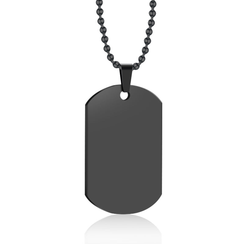 Custom Engraved Titanium Steel Pet ID Tag