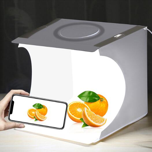 Portable Folding LED Photography Studio with Mini Light Box