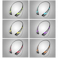 Music &amp; Sound Collar Headphones with Magnetic Earbuds