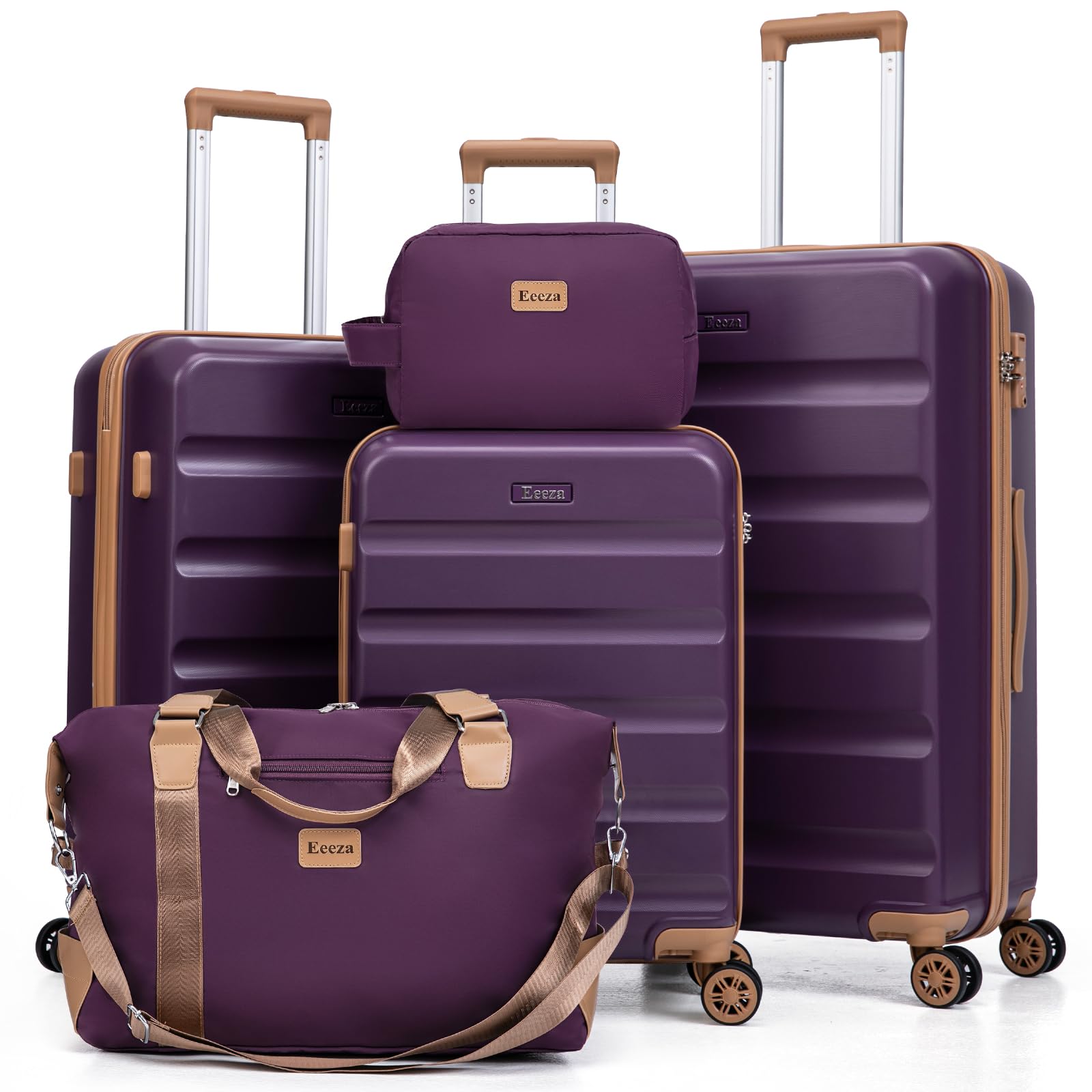 5-Piece Hardside Spinner Luggage Set with TSA Lock