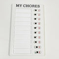 Reusable Self-Discipline Checklist Memo Board (Kawaii)