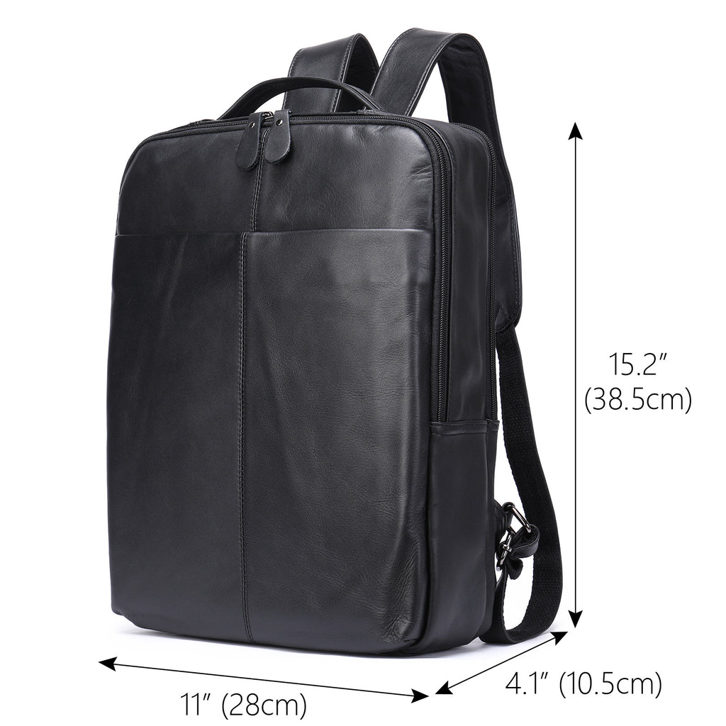 Head Layer Cowhide Leather Backpack