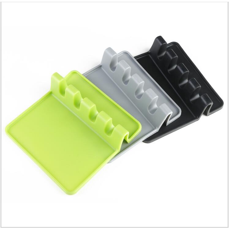 Silicone Spoon Rest and Mat for Kitchen Utensils