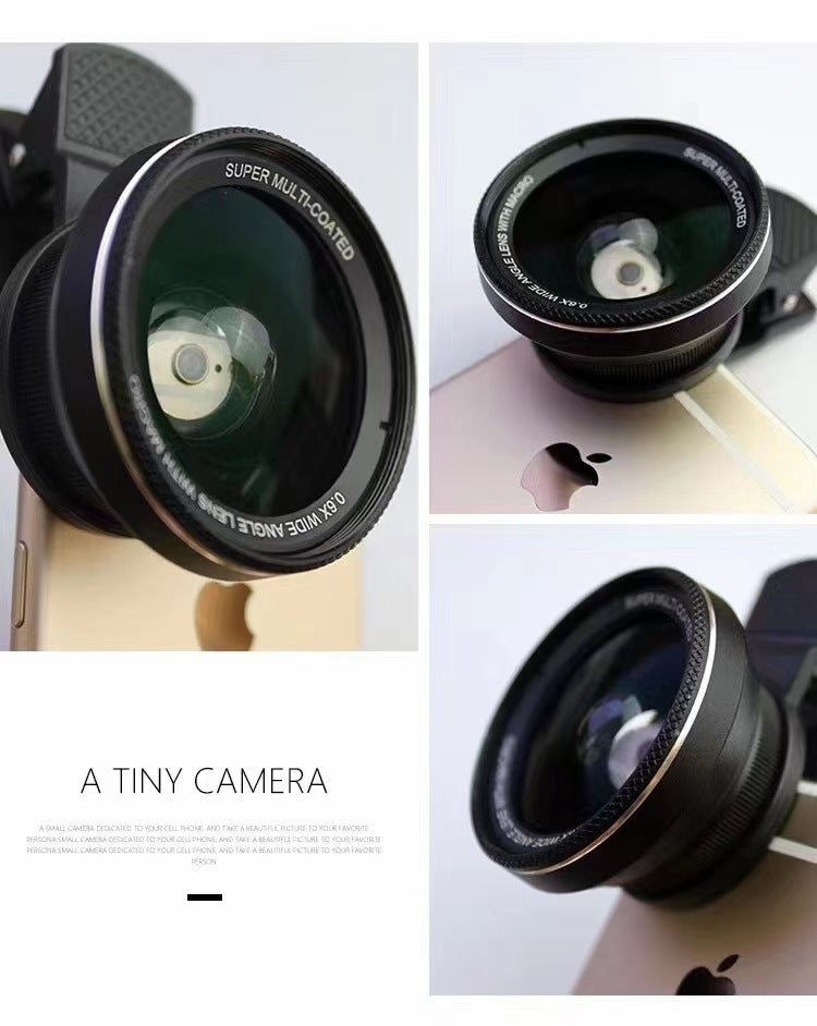 0.6X Wide Angle Acrylic Dual Mobile Lens 37MM