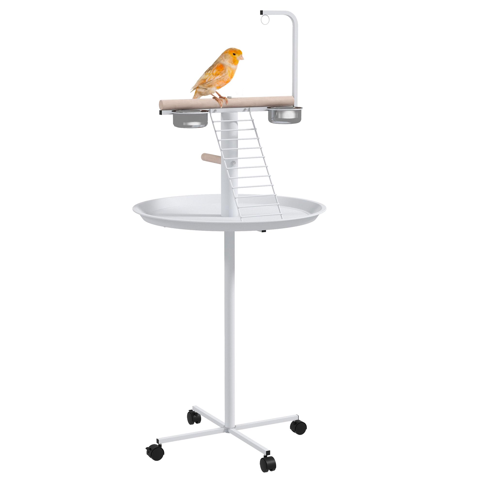 PawHut Rolling Parrot Play Stand