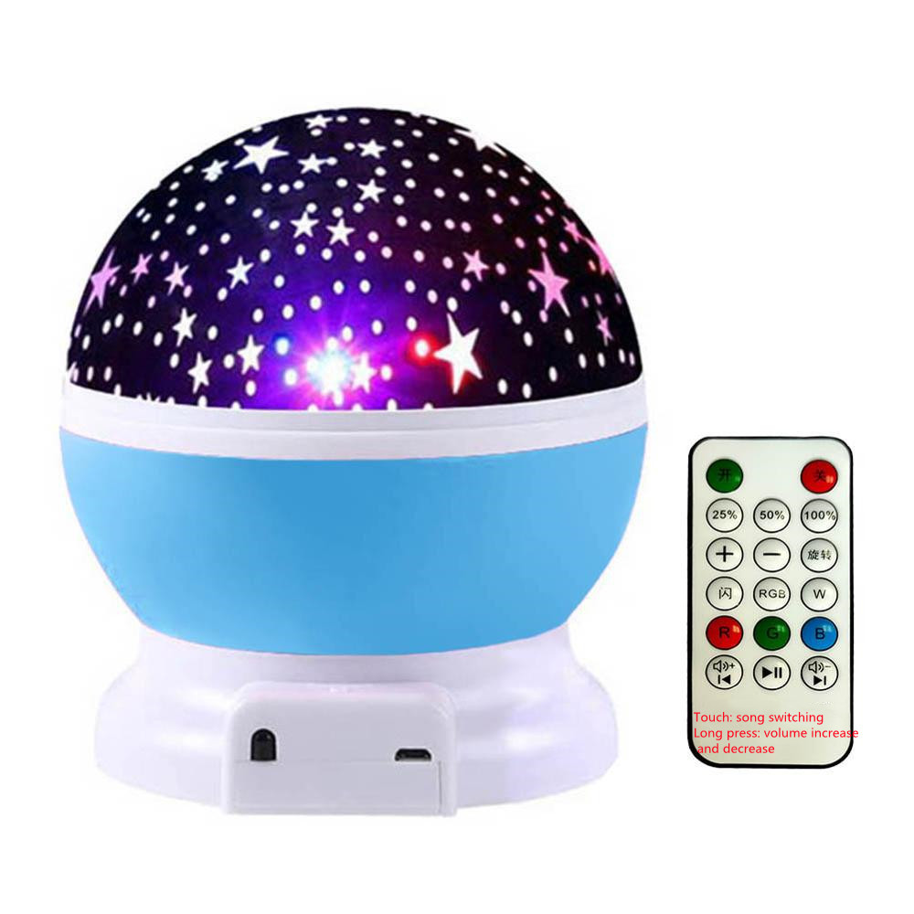 Starry Sky LED Music Projector Light