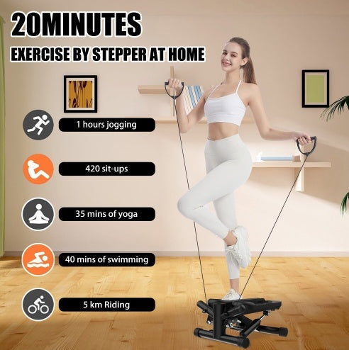Twist Stepper with Resistance Bands