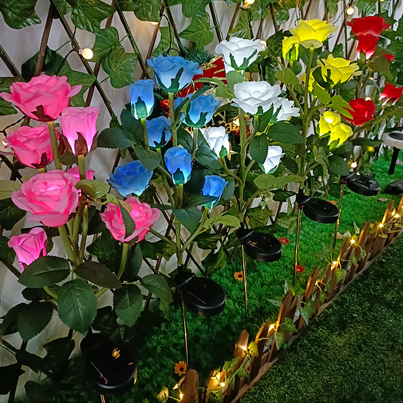 Solar-Powered LED Garden Light