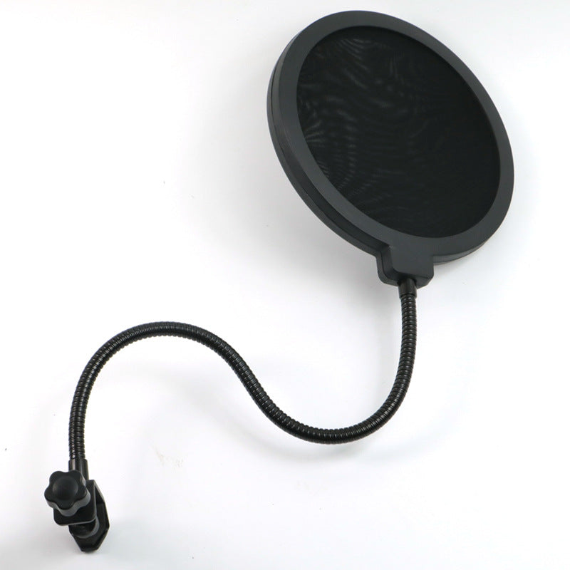 Microphone Shock Mount with Double Layer Windscreen