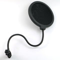 Microphone Shock Mount with Double Layer Windscreen