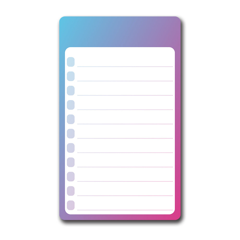 Magnetic Memo Shopping List PET Writing Film Fridge Magnet