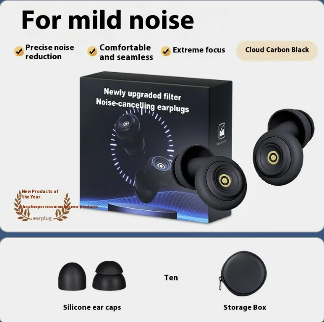 Silicone Soundproof Noise Earplugs