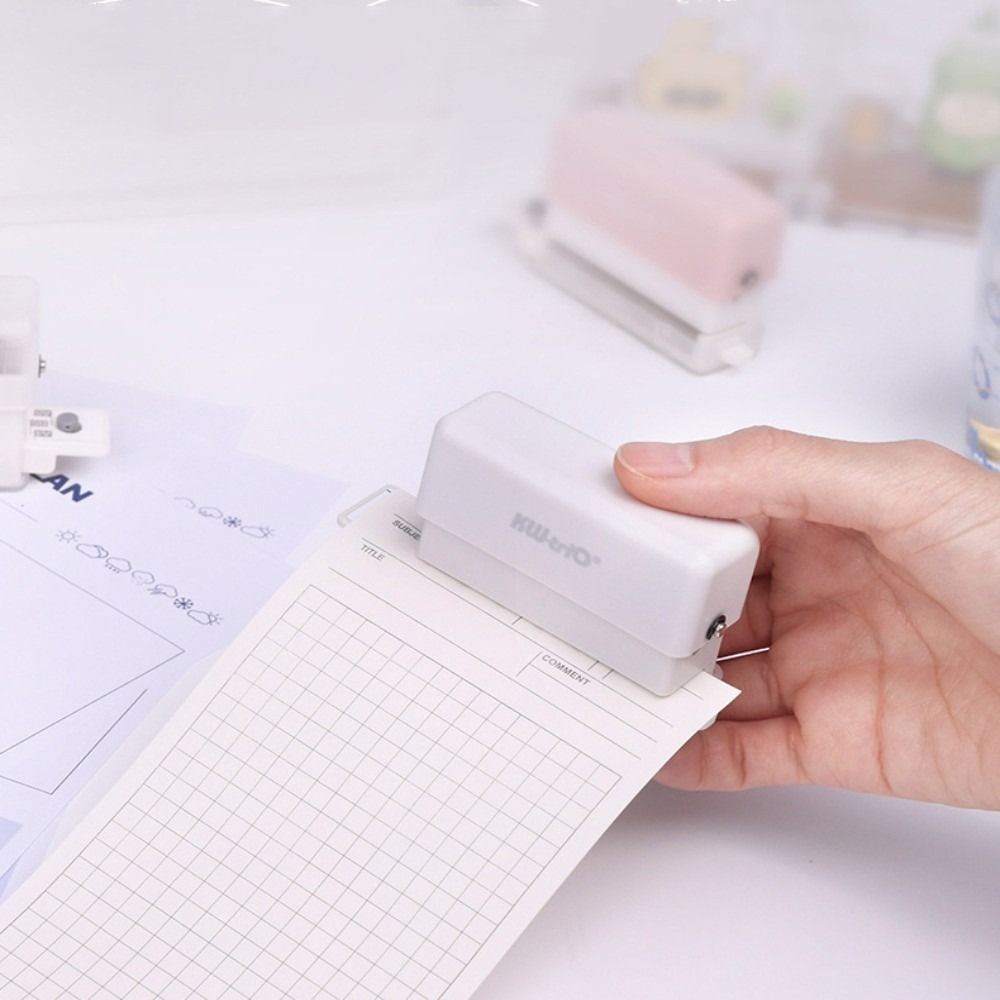 6-Hole Portable A4 A5 Round Hole Punch Tool for Binding