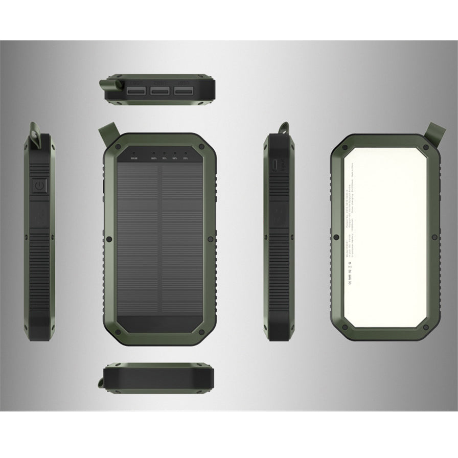 Sun Chaser Mini Solar Wireless Charger with LED Flood Light