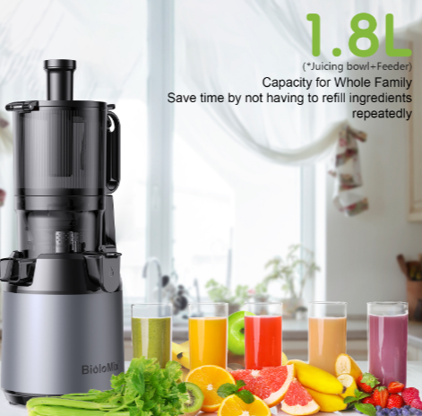 Wide-Mouth High-Capacity Juicer