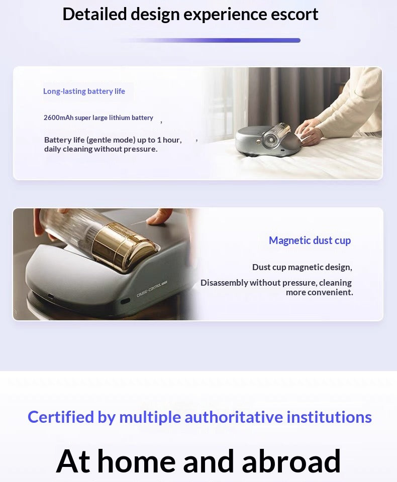 Automatic Bed Cleaning Robot with UV Mite Removal