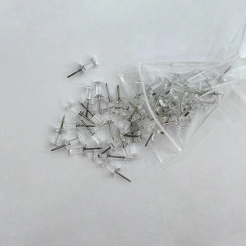Transparent Push Pins for Cork Board Frames
