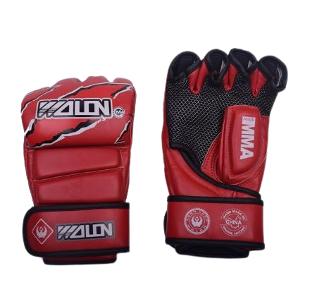 PU Gloves Wulong MMA Training Half-Finger Gloves