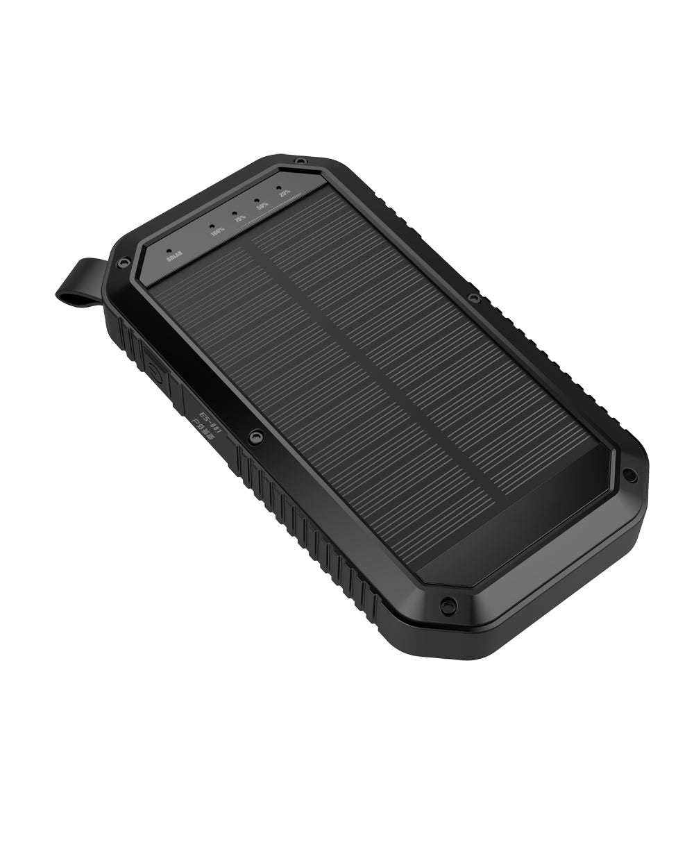 Sun Chaser Mini Solar Wireless Charger with LED Flood Light
