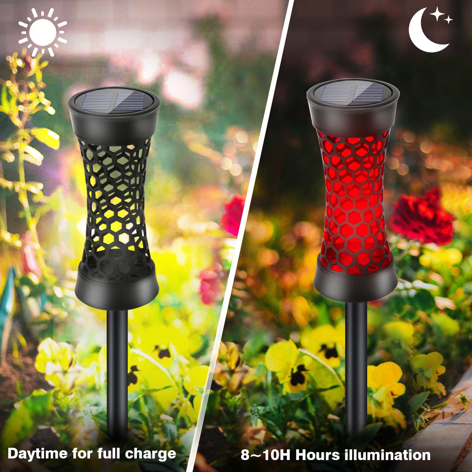 Colorful Waterproof Solar LED Garden Light