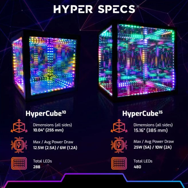 Infinite Depth Cube Atmosphere Lamp