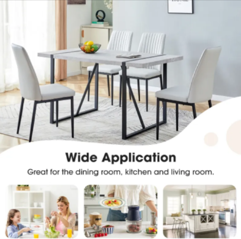 Modern 55" Rectangular Dining Table