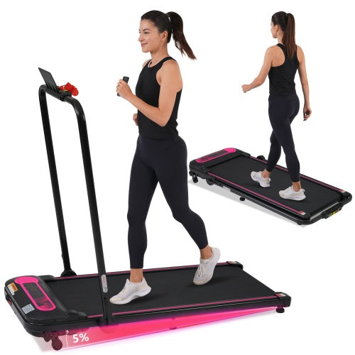 Folding Walking Pad Under-Desk Treadmill with Incline