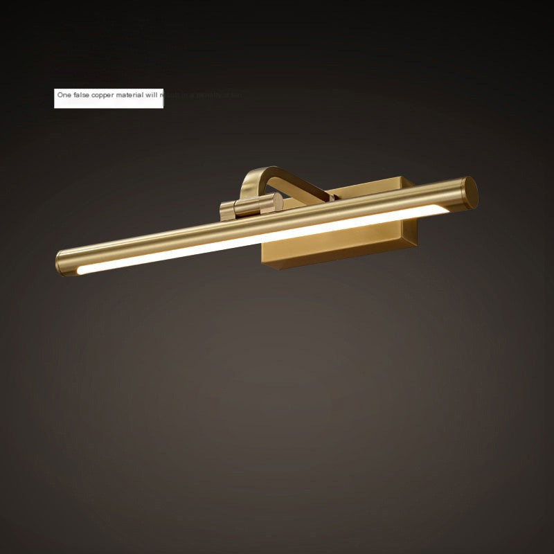 Minimalist Copper Bathroom Wall Light