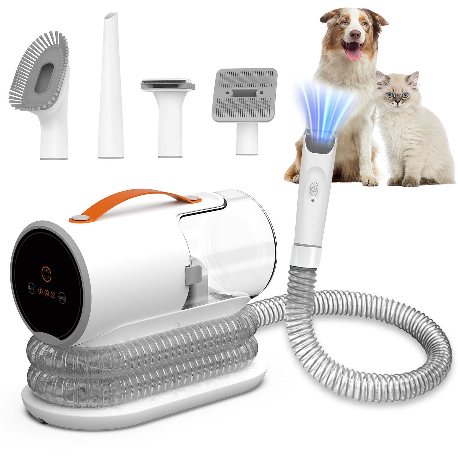 Electric Pet Grooming Vacuum Clipper