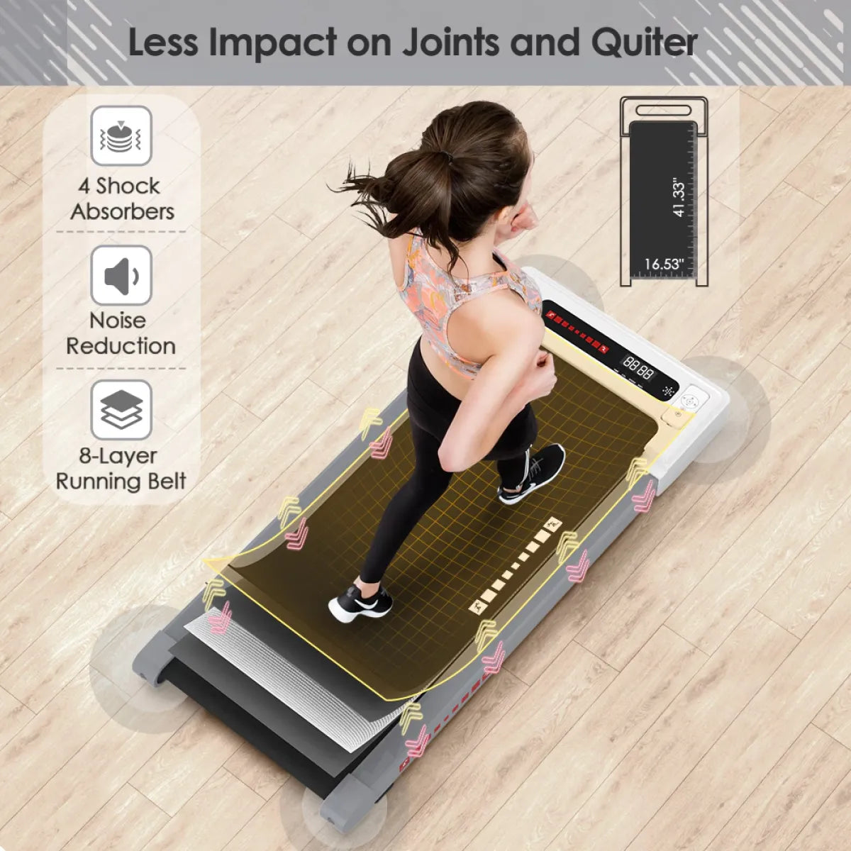 Under-Desk Portable Treadmill